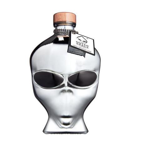OUTER SPACE ALIEN HEAD VODKA CHROME 0.7L -  | Pravalia cu licori.