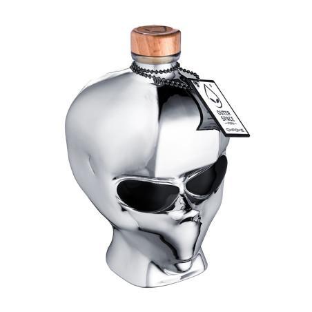OUTER SPACE ALIEN HEAD VODKA CHROME 0.7L -  | Pravalia cu licori.