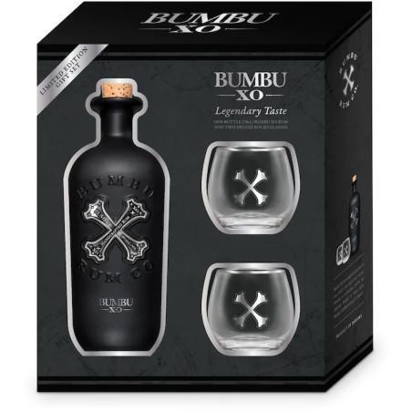 BUMBU RUM XO + PAHARE 0.7L -  | Pravalia cu licori.