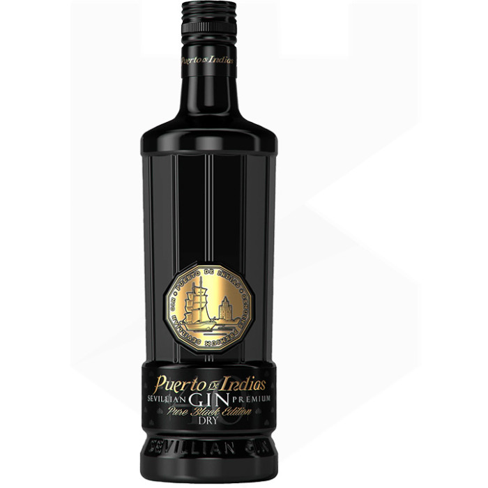 PUERTO DE INDIAS PURE BLACK GIN 0.7L
