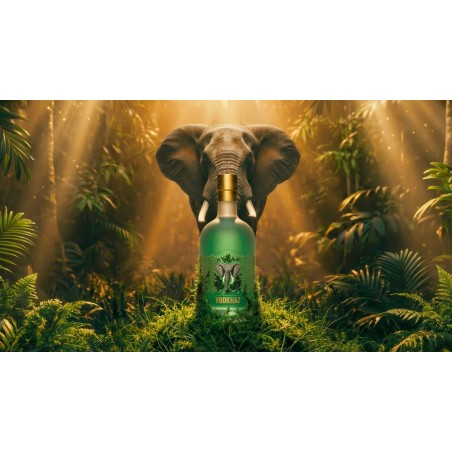 Vodkhaz Green Party Edition vodka 0.7L - vodka tropicală pentru petreceri
