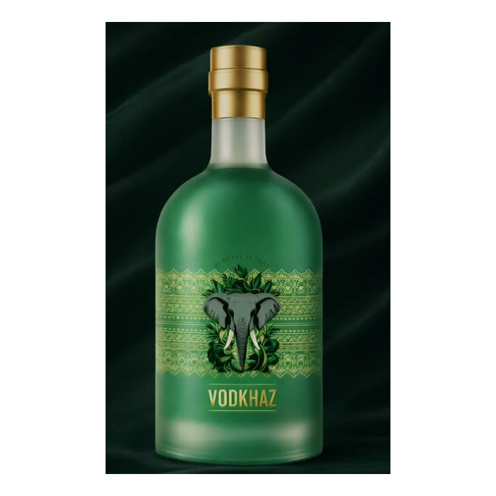 Vodkhaz Green Party Edition 0.7L | Vodka Tropicală Premium