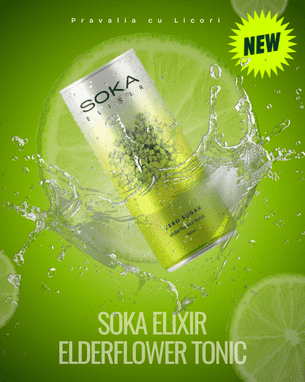 SOKA ELIXIR ELDERFLOWER TONIC